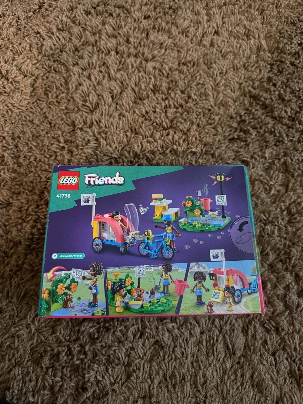 Lego Friends Pink and Blue Dog Rescue Trailer Playset - Picture 2 of 2